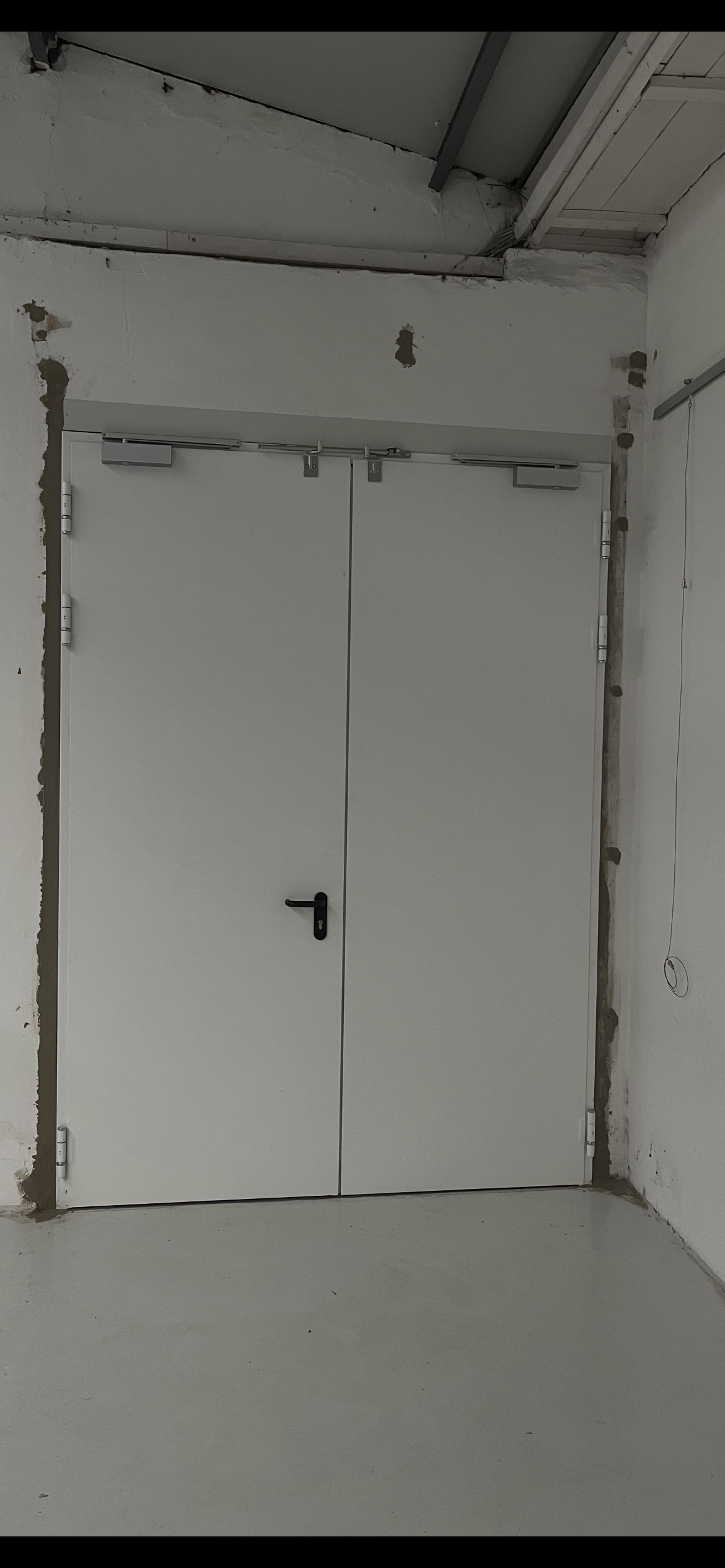 Zweiflügelige Brandschutztür