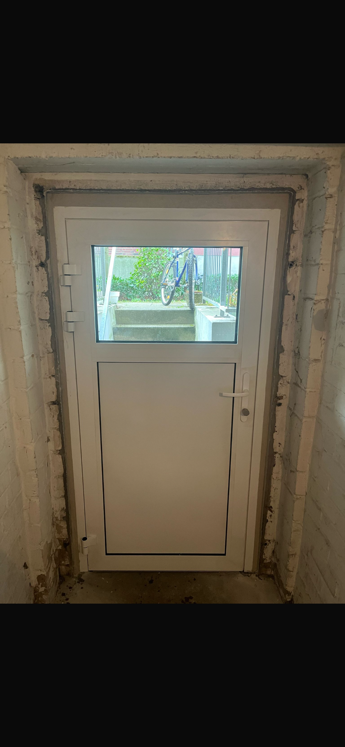 Haustür mit Oberlicht